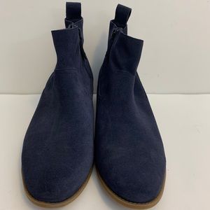 Vionic VERA Blue Suede Ankle Boots Water Resistant